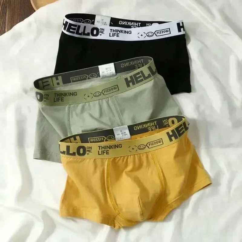 Mens Boxer Panties Man Underwear Boxers Comfortable Men Cotton Underpants Soft Calzoncillos Breathable Male BoxershortsT251031