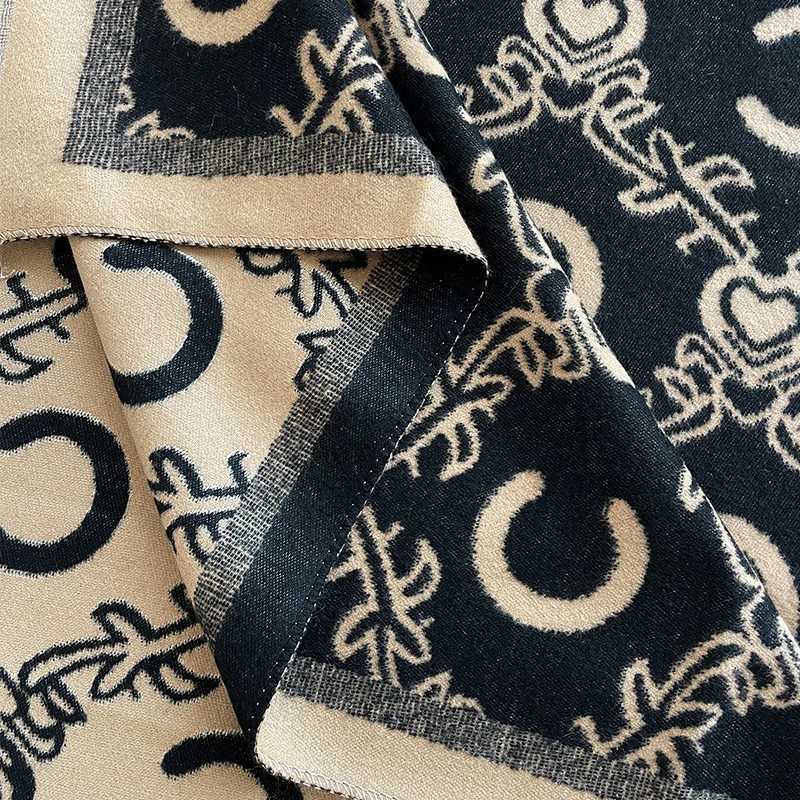 2024 Luxury Cashmere Scarf Women Winter Shawl Warm Neckerchief Paisley Print Thick Blanket Poncho Bufanda Echarpe Bandana Lady C251031