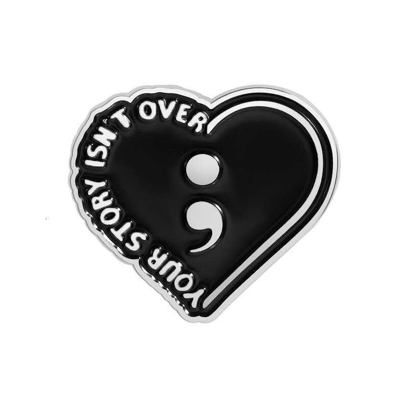 Cross-Border Cartoon Alphabet Anime Character Brooch Clothing Backpack Accessories Pin Badge