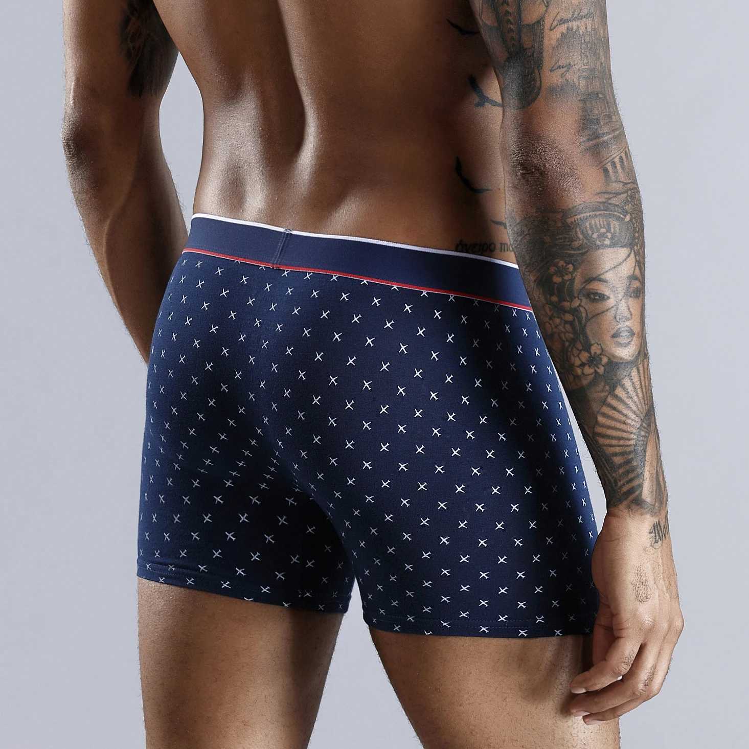 4pcs Boxers Mens Panties Underpants Man Boxer Underwear Cotton for Male Underpants Man Cotton Large Size Lot SoftT251031