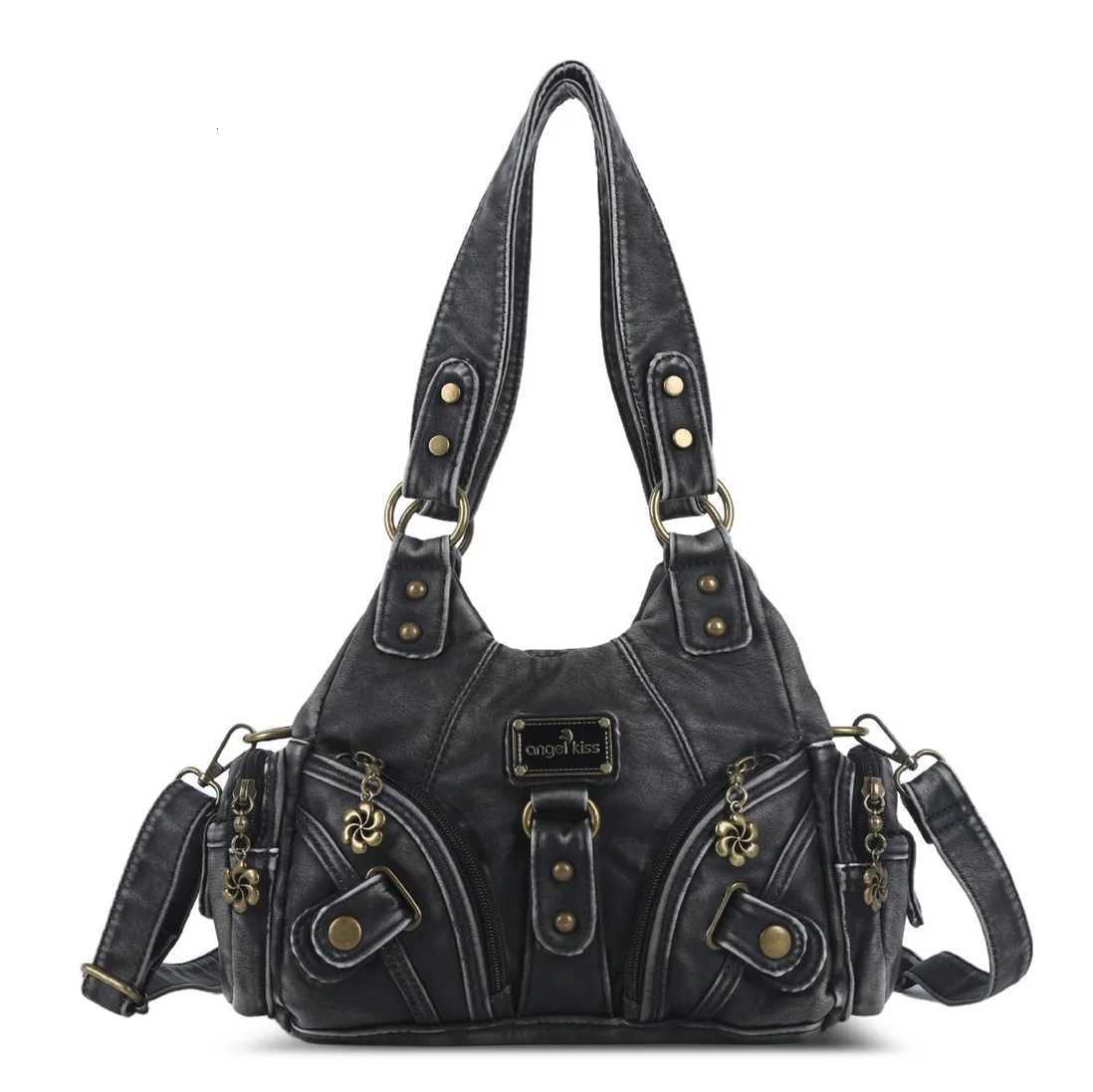 Women Handbags Soft Tote Bag Small Tophandle Fashion Satchel MultiPockets Crossbody Shoulder Bag Hobos Phone Pack W251031