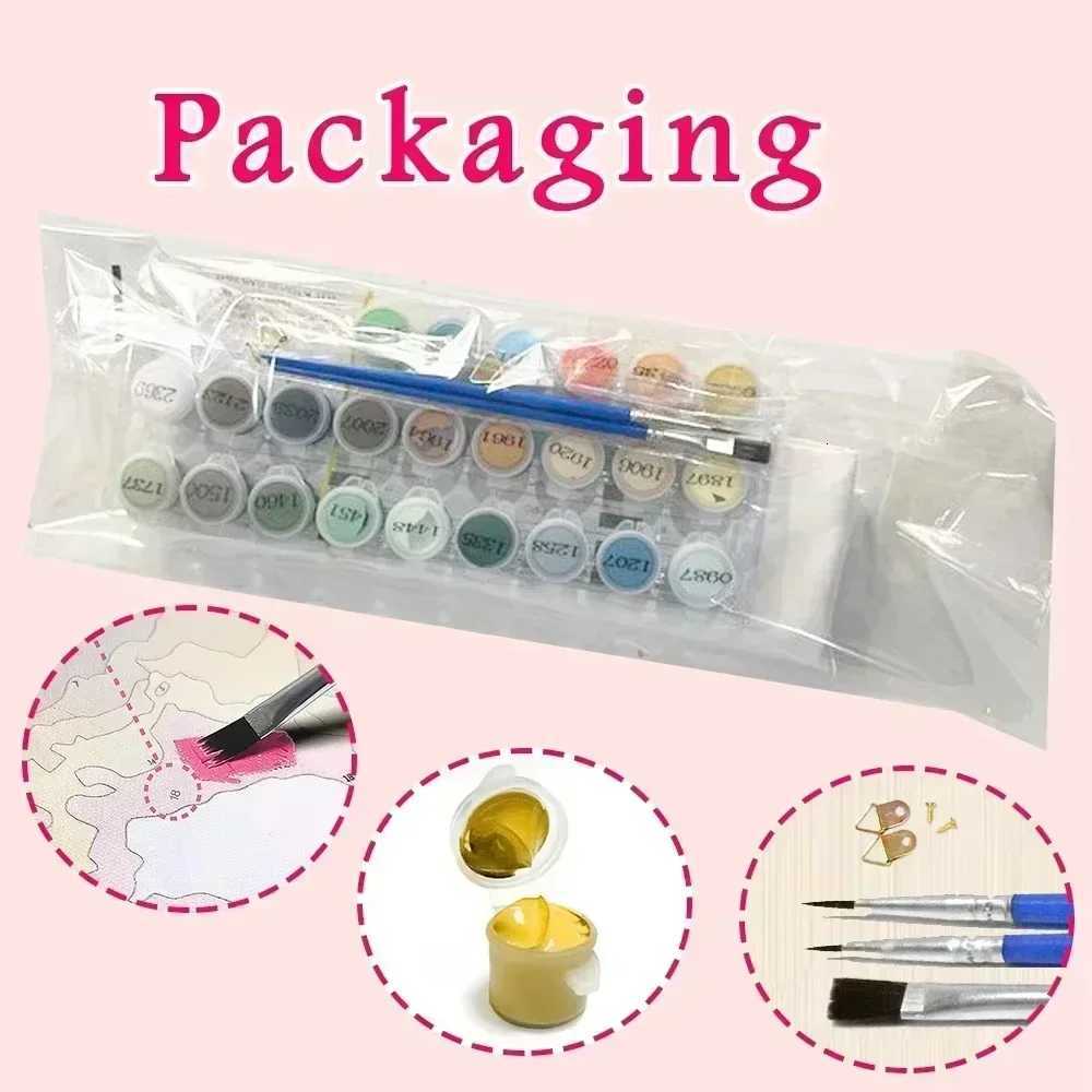 MINISO Oil Painting By Number Fantasy Figures Home Decoration Painting Wall Bedroom Room Decor Gift Frameelss C251031