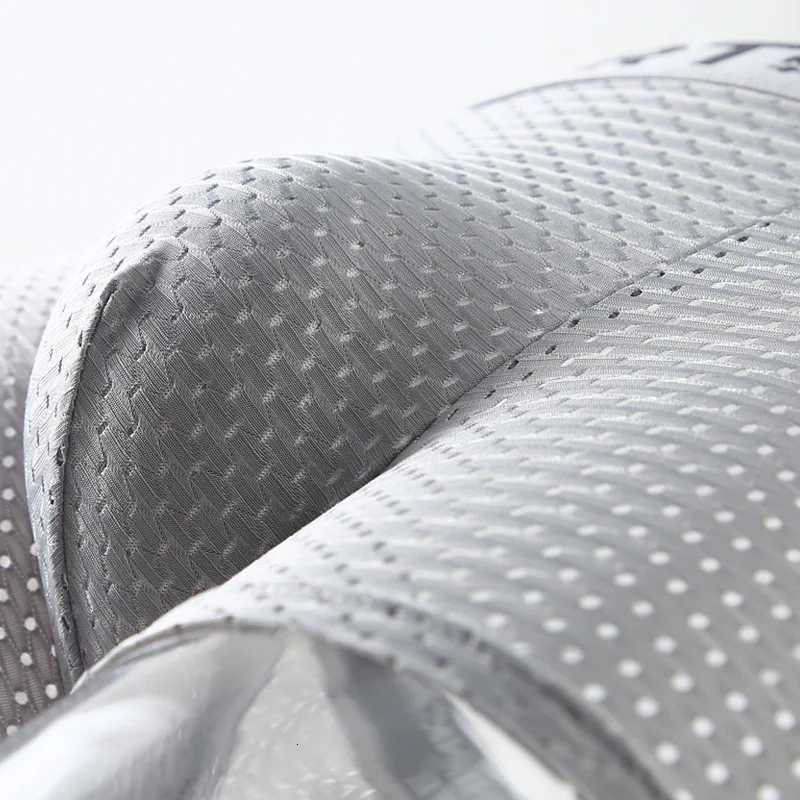 Mens Ice Silk Mesh Boxers Breathable Mesh Four Corner Pants Panties Shorts Summer Boxer Shorts Male Comfortable UnderpantsT251031