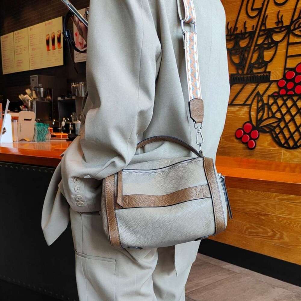 Luxury Bag Designer Women S New Color Block Casual Pillow Fashion Genuine Leather Handbag High End Versatile Shoulder Crossbody Bag For