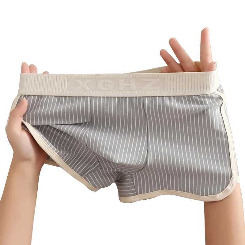 Striped Boxer Men Underwear Cotton Soft Fashion Boxershort Mens Boxers Man Cuecas Masculina Size M3XL YT88358T251031