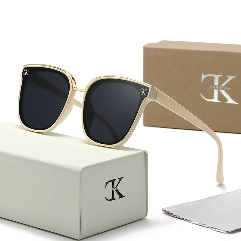 Designer Sunglasses For Men Women Sunglasses Fashion Classic Round Sunglasses Luxury Polarized Goggle Pilot PC Frame Oversized UV400 Eyewear KP4200