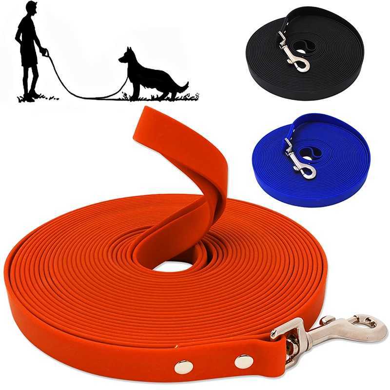 Waterproof Dog Leash Long Pvc Pet Leashes Easy To Clean Rope for Small Medium Large Big Dogs Walking Traning Lead 3m 5m10m 15m C251031