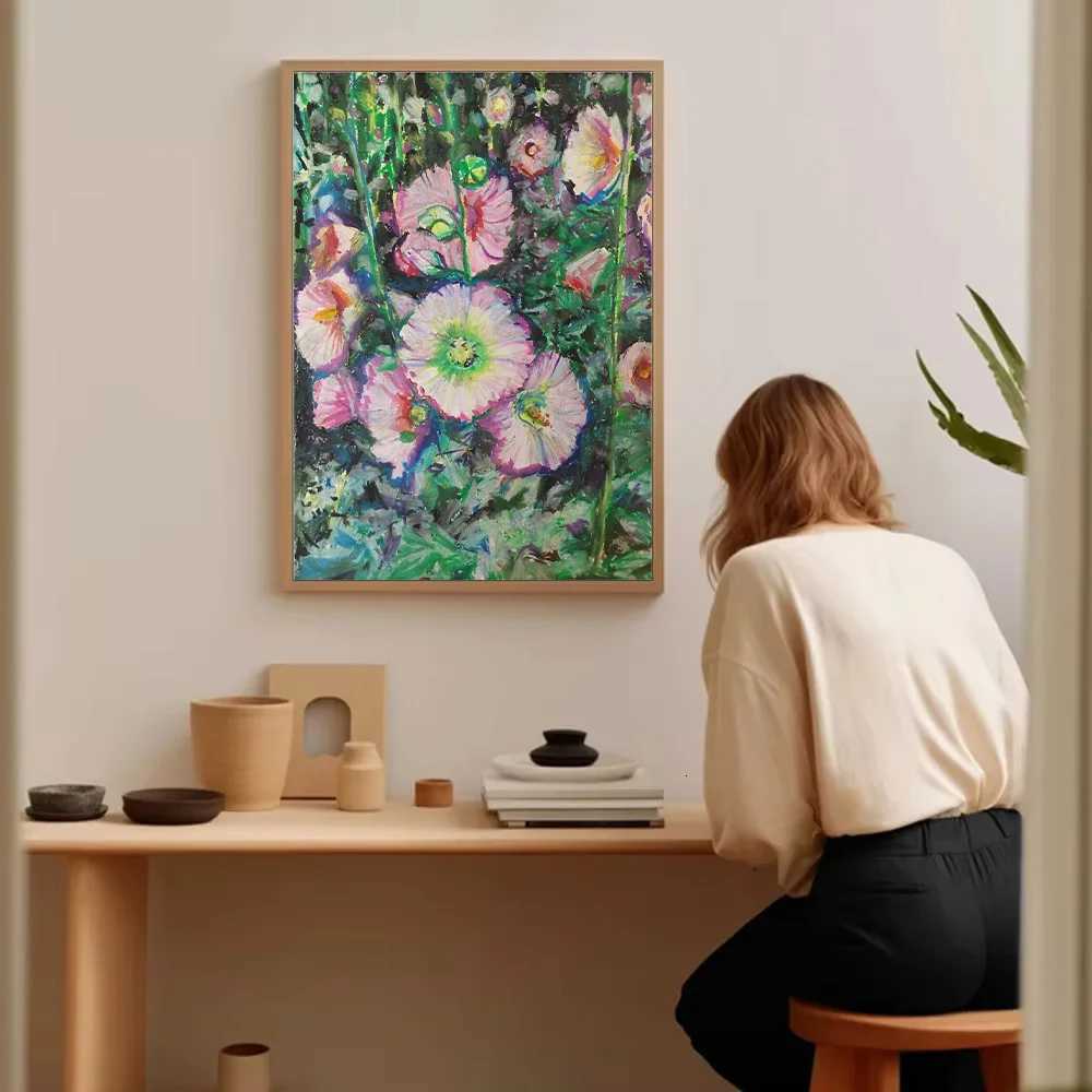 Floral Canvas Wall Art Flower Painting Botanical Decor Home Accent Living Room Picture Bedroom Art Colorful Print Modern Artwork C251031
