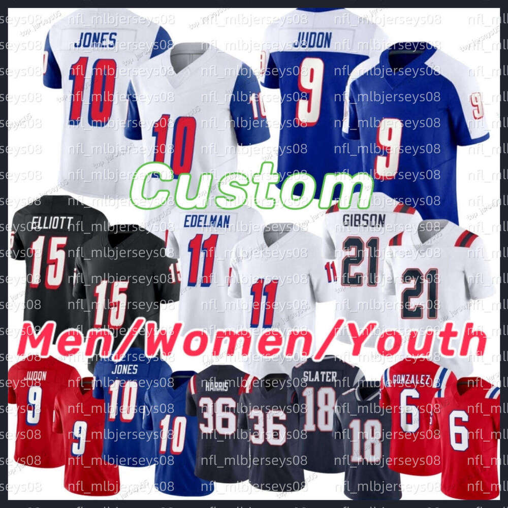 NFL Tom Brady 10 Drake Maye Hunter Henry Antonio Gibson Austin Hooper K.J. Osborn Kyle Dugger 5 Jabrill Peppers Keion White Tyquan Thornton Patriots Football Jersey nnk