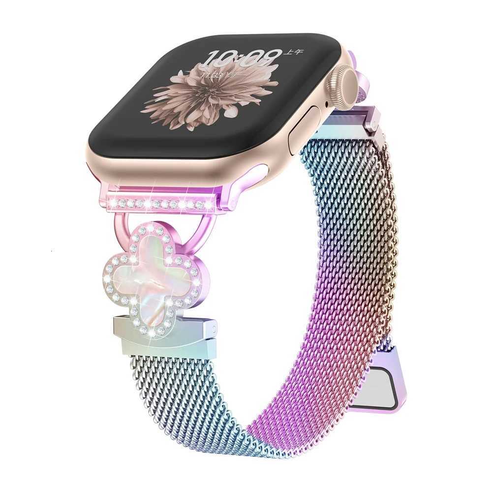 Diamond Strap for watch band 42mm 44mm 46mm 45mm 49mm 40 41 metal milanese correa bracelet series 10 9 8 7 6 5 4 SE tra Y251031