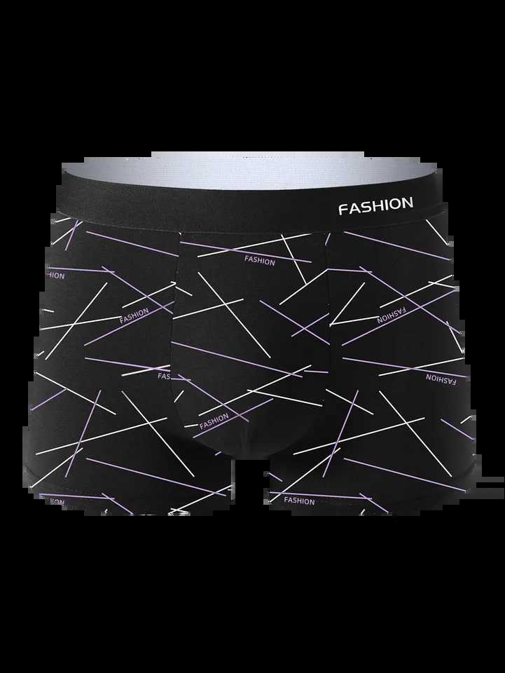 8PCS Mens Underwear Soft Healthy Breathable Mens Boxer Briefs Fashionable Trendy Lines High Quality Casual Sports Mens PantsT251031