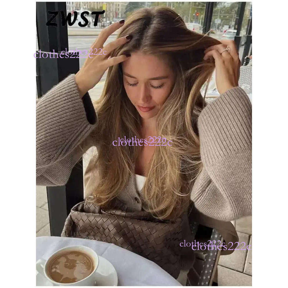 Knit Cardigan Women Autumn Gentle Solid Long Sleeve Single Breasted Female Sweaters V-Neek Pocket All Match Lady Knitwear 241028