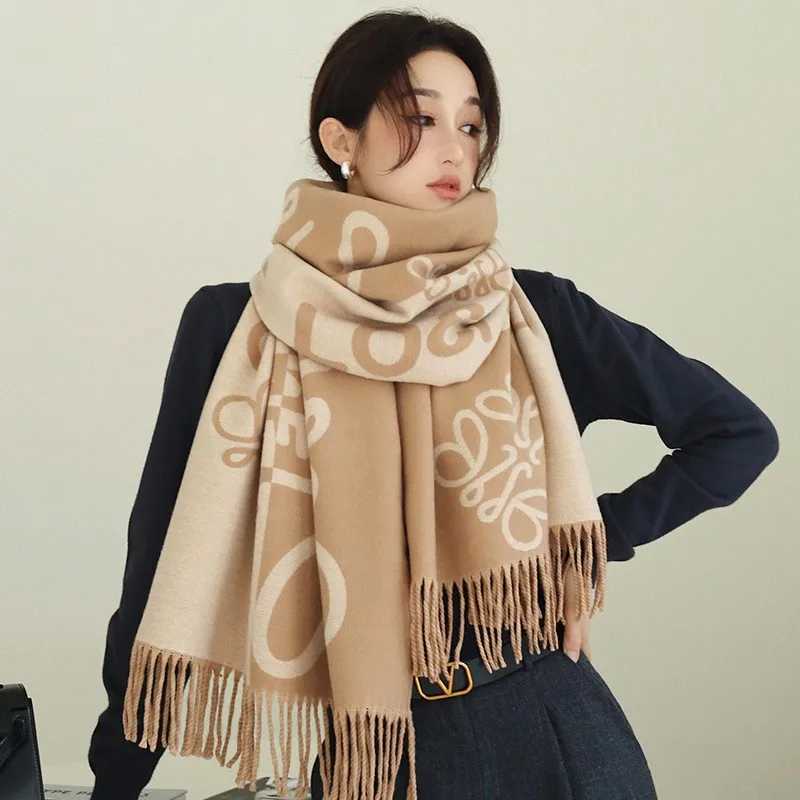 Cashmere Luo Home Premium Scarf Womens Gift Winter Versatile Premium Long Warm Thick Shawl Dual UseW251030
