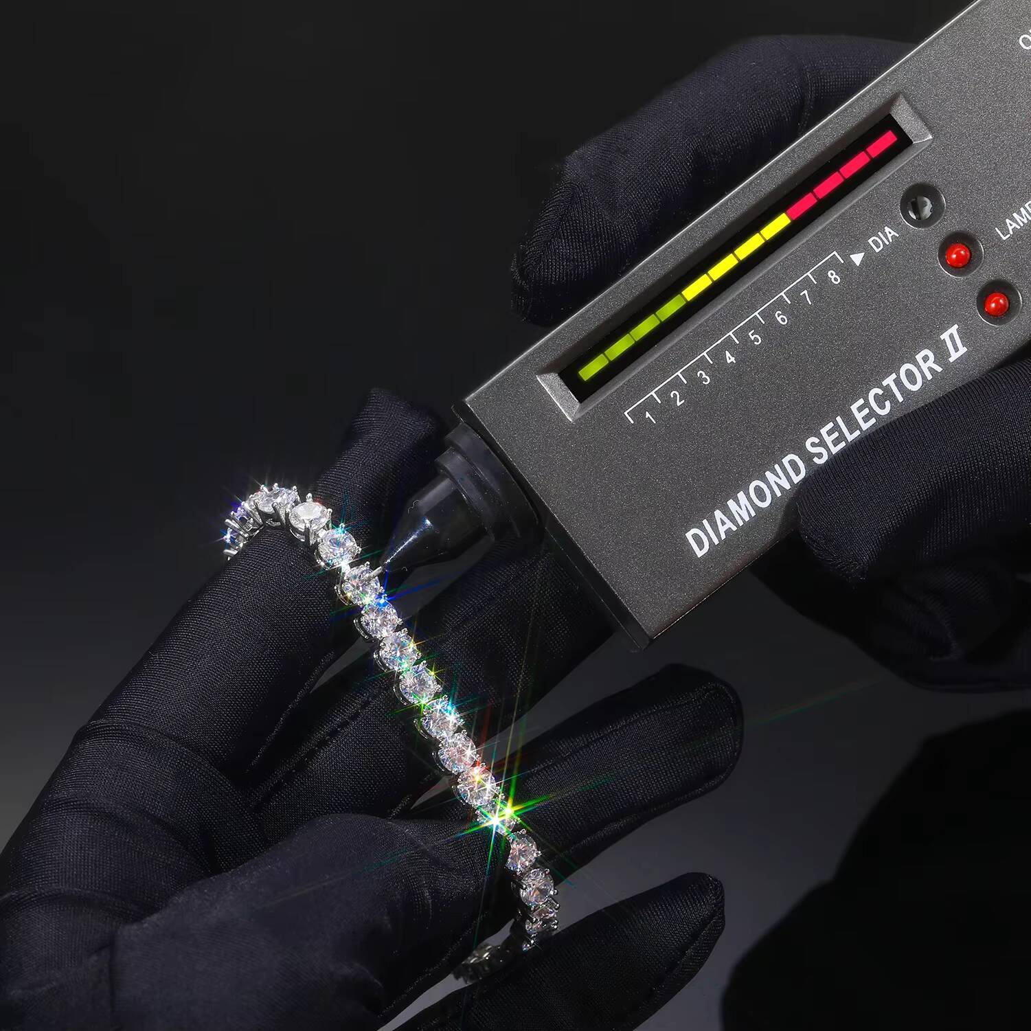 Sparkling Moissanite Tennis Chain Bracelet Necklace 100 925 Sterling Silver Pass Diamond Test Fine Jewelry Valentines Day Gift