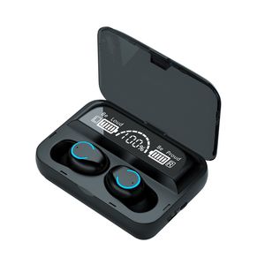 F9-47 TWS Auriculares inalámbricos Bluetooth 5.1 Auriculares In-ear Mini Touch Auriculares Sin demora Auriculares para juegos con pantalla digital
