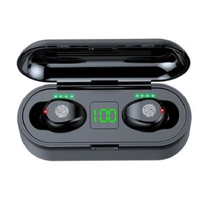 Écouteurs intra-auriculaires sans fil F9 5.0, Mini oreillettes pour sport, course à pied, casque de jeu, appels HD, affichage de puissance LED