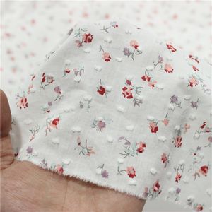 Tissu 150x50cm coton tissé Jacquard Floral couture tissu faisant des vêtements pour enfants femmes à la main bricolage tissu 230419