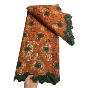 Cordon de tissu Lace African Women Robes 5 yards de haute qualité Couse Craft Textile Textile Party 2023 Nouveaux arrivants Nigérian Ladies Style Dhfog