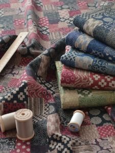 Tissu coton et lin style tissu fait à la main bricolage décoration de la maison tissu fond tissu livre vêtements oreiller tissu mosaïque
