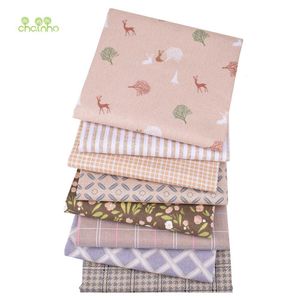 Tela color avena serie impresa sarga algodón tela Patchwork ropa para DIY costura acolchado bebé niño ropa de cama Material 230720