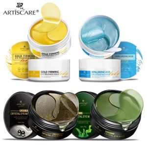 Face Artiscare Hyaluronic Acid Gold Selon Selon Masque Eye Perle Black Perle Cercles Dark Hydrating Crystal Collagène Gel