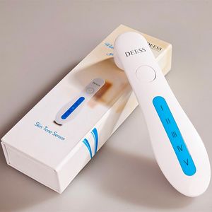 Dispositivos para el cuidado de la cara DEESS Smart Portable Skin Color Tester Analyzer Sensor de tono para tratamientos de belleza con láser de plasma 230728