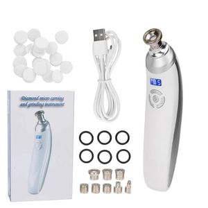 Appareils de soins du visage Handheld Diamond Microdermabrasion Machine Blackhead Removal Skin Beauty Device Dermabrasion Tips 230714