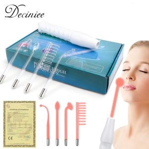 Dispositifs de soins du visage Machine à baguette d'électrode à haute fréquence Serrage de la peau à la main Acné Spot Rides Remover Thérapie de beauté Soins des yeux gonflés 230920