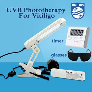 Dispositifs de soins du visage UVB Potherapy N 311nm Lampe UV Uvb Light Therapy Psoriasis pour Vitiligo 230221