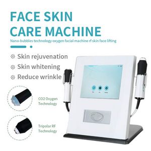 Kit de traitement de l'acné pour le visage, lumineux et blanchissant, Anti-âge, ravive la Machine à éplucher à l'oxygène, accessoires 447