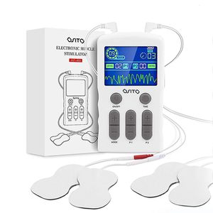 Face Massager 25 Modes EMS Electric Muscle Therapy Stimulator Dual Channel Tens Unit Machine Physiotherapy Pulse Full Body Massager Dropship 230718