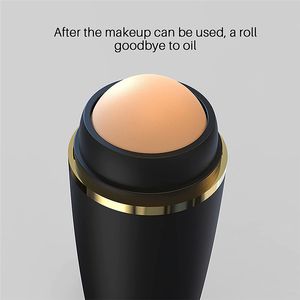 Face Oil Absorbing Roller Natural Volcanic Stone Massage Body Stick Makeup Skin Care Tool Facial Pores Cleaning Roller DHL