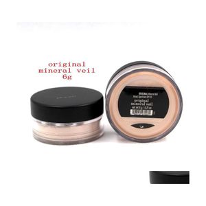 Base de maquillaje en polvo para la cara Spf Contorno mate Iluminador 9 colores Justo bastante claro Medio Beige Velo mineral Polvos sueltos Gota Dhmly