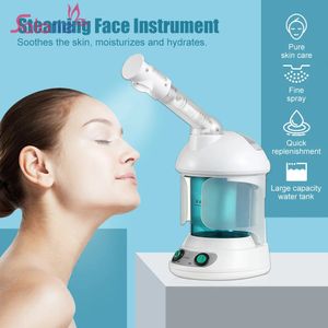 Vaporisateur de vaporisateur brume Vaporizador Facial Steamer Skin Care Relax Hydratant Beauty Aroma Herbal Spaming Face Spa Tool 240419
