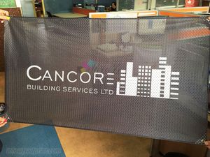 Factory Custom Banner Banner Printing PVC Construction Outdoor Mesh Fabric Tire Church Bannières Impression du logo Custom Logo