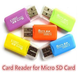 Fábrica directa alta velocidad USB 20 Micro SD Tarjeta TFLASH TF M2 Memory Card Reader 2GB 4GB 8GB 16GB 32GB 64GB3563002