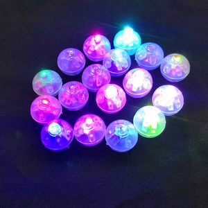 Factory direct LED switch party decoration colorful luminous small ball balloon lamp flashing balloon lamp accessories