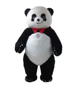 Vente directe d'usine grand costume de mascotte panda dessin animé gros panda ours caractère animal vêtements Halloween festival fête déguisement