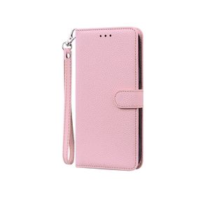 Couverture de téléphone en cuir de sortie d'usine pour Samsung Galaxy Note10 Pro Note20 Ultra A5 A6 A7 A8 J4 J5 J6 J7 J8 Kickstand Card Pocket Soft TPU Case avec emballage de vente au détail