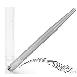 Precio de fábrica 2000 unids / lote plata maquillaje permanente pluma 3d bordado maquillaje manual pluma tatuaje ceja microblade envío gratis