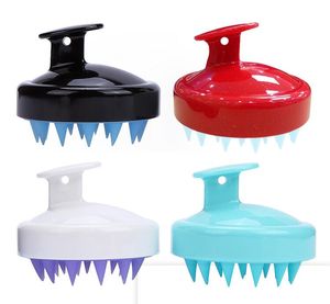 Prix d'usine! Brosse à shampoing en silicone souple, belle et pratique, massage, nettoie le cuir chevelu, peigne de bain domestique, outil de coiffure