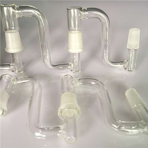 Precio de fábrica Venta al por mayor de Bong de cristal Bongs de agua de alto grado bongs de agua reciclador de vidrio bong Drop downdown adaptador