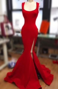 Usine image réelle fendue sirène matériel lourd robes de bal longueur de plancher femmes Nigeria Style robe de bal tissu de haute qualité