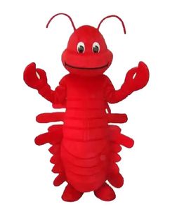 Usine vente rouge gros corps homard homme mascotte Costume déguisement masque fête dessin animé Dragon mascotte anniversaire personnage chasse accessoires Costume