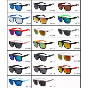Lunettes de soleil de cyclisme à la mode pour hommes femmes protection UV400 lunettes de soleil couleur éblouissante lunettes de soleil couleurs mélangées belles lunettes de conduite carrées