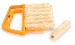 Nettoyeur de brosse pour stores de fenêtre verticaux d'usine, Mini pince à main en forme de 7, nouveauté de nettoyage domestique