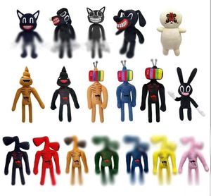 Fábrica al por mayor 18 estilos de policía de terror Diren gato negro juguetes de peluche animación cine y televisión juegos periféricos muñecas regalos para niños