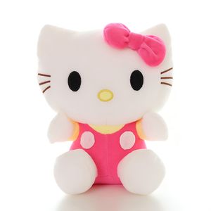 Fábrica al por mayor 3 colores 20 cm hola Katie gato de peluche de juguete anime que rodea la muñeca del gato regalo favorito de los niños