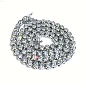 Chaîne de Tennis en Zircon pour femmes, prix le moins cher d'usine, 3mm, 4mm, 5mm, collier en zircone cubique, diamant, bijoux en argent 925
