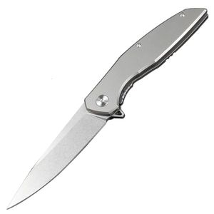 Factory Wholesale D2 Steel Tactical Survival Hunting Pliant Couteau de pliage avec poignée en titane Gift Collection de poche extérieure